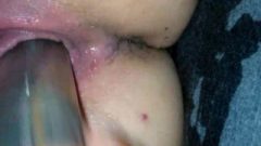 Gusher Gets Licked – She Squirts Rough Closeup HD