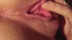 Close Up Shaved Pussy Fingering