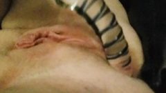 Amateur Hungry MIlf Glass Vibrator Anal Wet Pussy Squirting Homemade Close Up