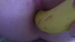 Marvelous Close Up Of Banana Banging Tight Tiny Butt
