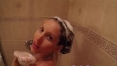 Washing My Hair In The Shower With Closeup And Slow Motion Shots