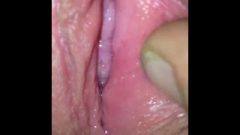 Up Close Squirting & Anal Play While She Watches Porn