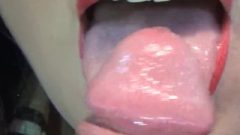 Kissable Slow Blow Job With Tongue Play!