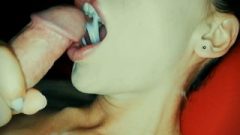 Close Up Jizz Shot With Jizz In Mouth – Natali Fiction