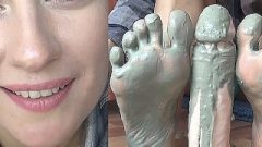 My Closeup Filthy Feet And Huge Toy Footjob. Full Part