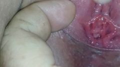 Close Up Gf Playing With Her Labia With A Bloody Orgasm