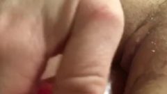 Close Up Jerking With A Sextoy