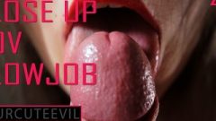 Romantic Red Lipstick Close Up Pov Blow Job 4k 3271p