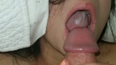 Nubile Latina Cougar Sucks Big White Penis – Bwc Pov Closeup Cum-Shot Swallow