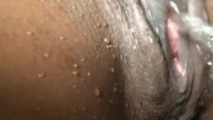 Chocolate Squirting/pissing Closeup