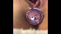 Ass-Hole Plug Splurt Hardcore Close Up