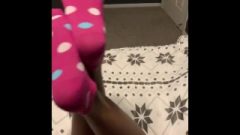 Nubile Shows Us Socks Close Up Pov Asmr