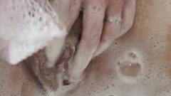 Soapy Cunt Close Up Tease