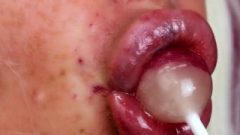 Massive Fake Lips Cougar – Close Up Tease Full Movie