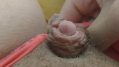 Close Up Rubbing My Huge Clitoris – Scene 1