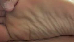 Candid – Rubbing Sensuous Girl’s Feet (very Close Up)