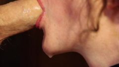 Closeup Cum-Shot – Posh British Female Has Her Tongue Covered In Sperm