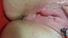 Throbbing Orgasm From A Pink Dildo Close Up
