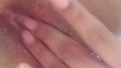 Latina Nubile Wife Extremely Rough Fingering Close Up View To Her Hairy Twat