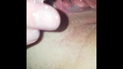 Close Up Of Another Man’s Spunk In My Wife’s Cunt