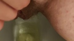 Long Powerful Piss And Cunt Rub After 4 Hours Of Holding