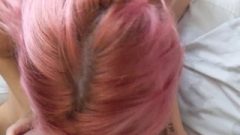 Pink Hair Bitch Sucks Tool And Bangs