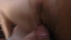 Cpov (cock Point Of View) I Shoot Jizz On My Wifes Pussy, She Jizzs, Creampie